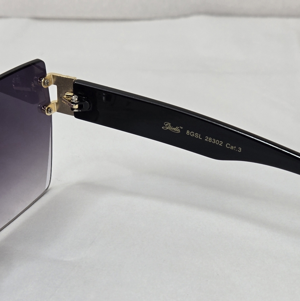 Giselle Rimless Gradient Lens Contemporary Collection Women's Sunglasses - Picture 8 of 10
